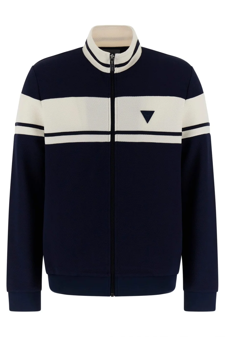 Guess Spiros Tam Fermuarlı Erkek Mavi Sweatshirt Z6GQ29K3212-G7R1