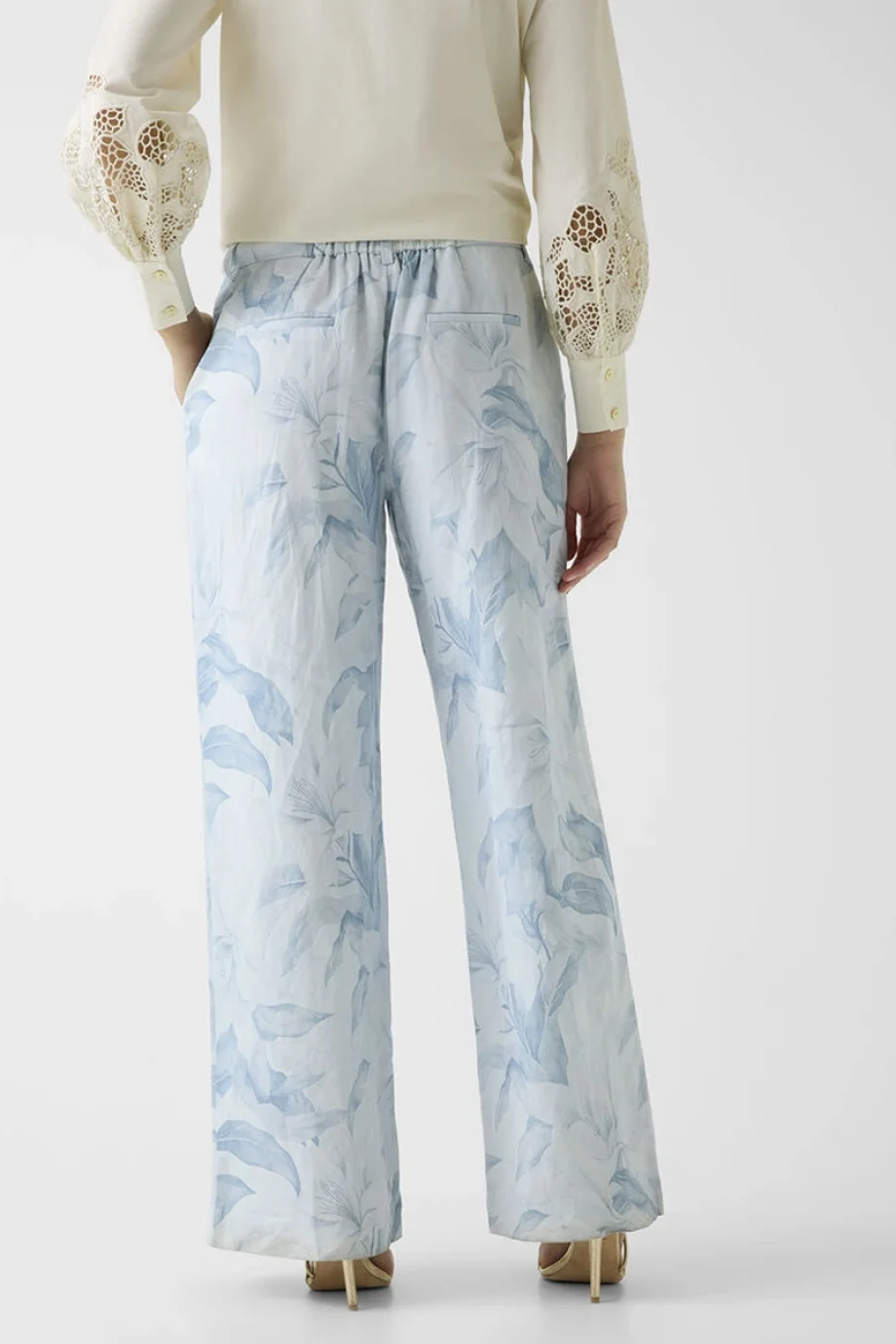 Guess Miriam Düz Paça Kadın Çok Renkli Pantolon W6GB37W2717-PMI8