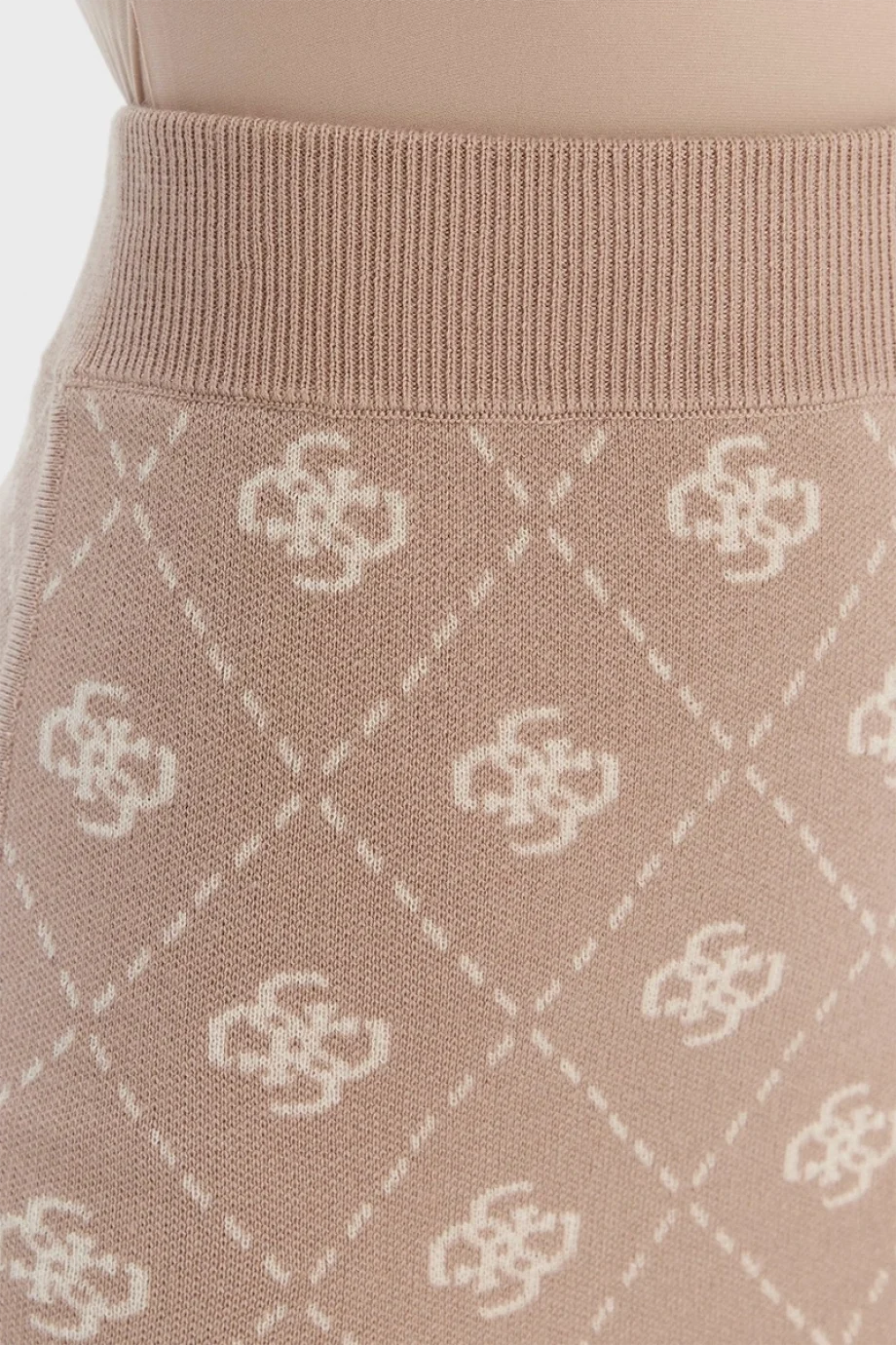 Guess Sarah 4G Triko Kadın Krem Etek W4BD0SZ3JD2-FNJS