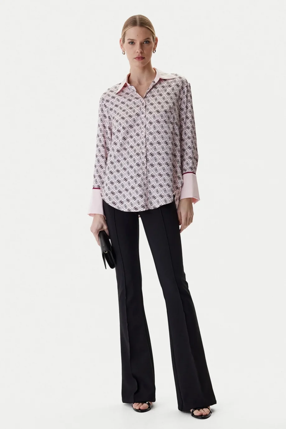 Guess Uzun Kollu Alexandra Kadın Çok Renkli Gömlek W4YH47WF1T2-P6GN