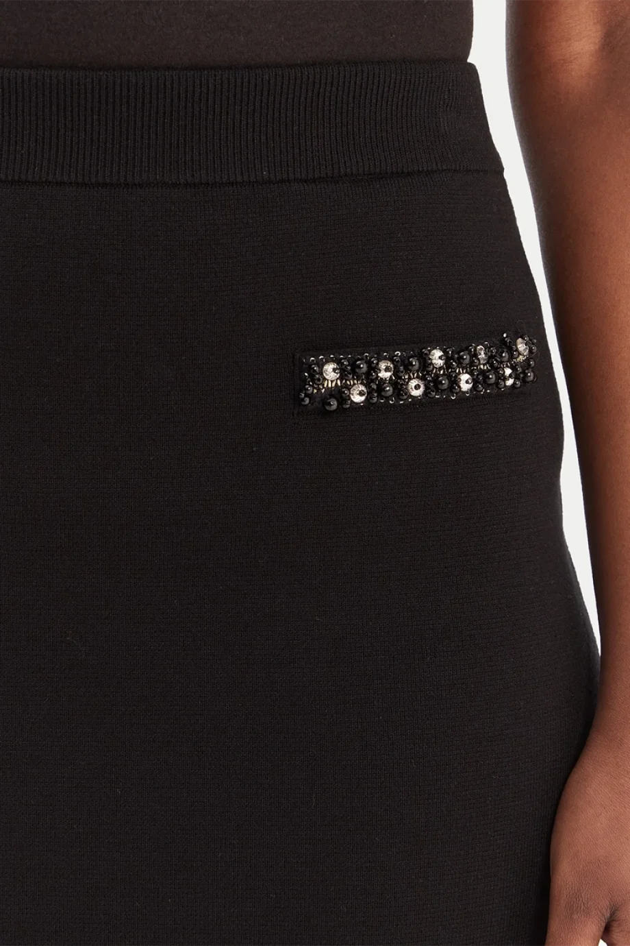 Guess Raina Triko Kadın Siyah Etek W6RD75Z4422-JBLK