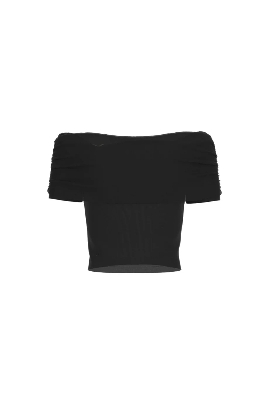 Guess Brigitte Düşük Omuzlu Kadın Siyah Top W6GP12K2935-JBLK