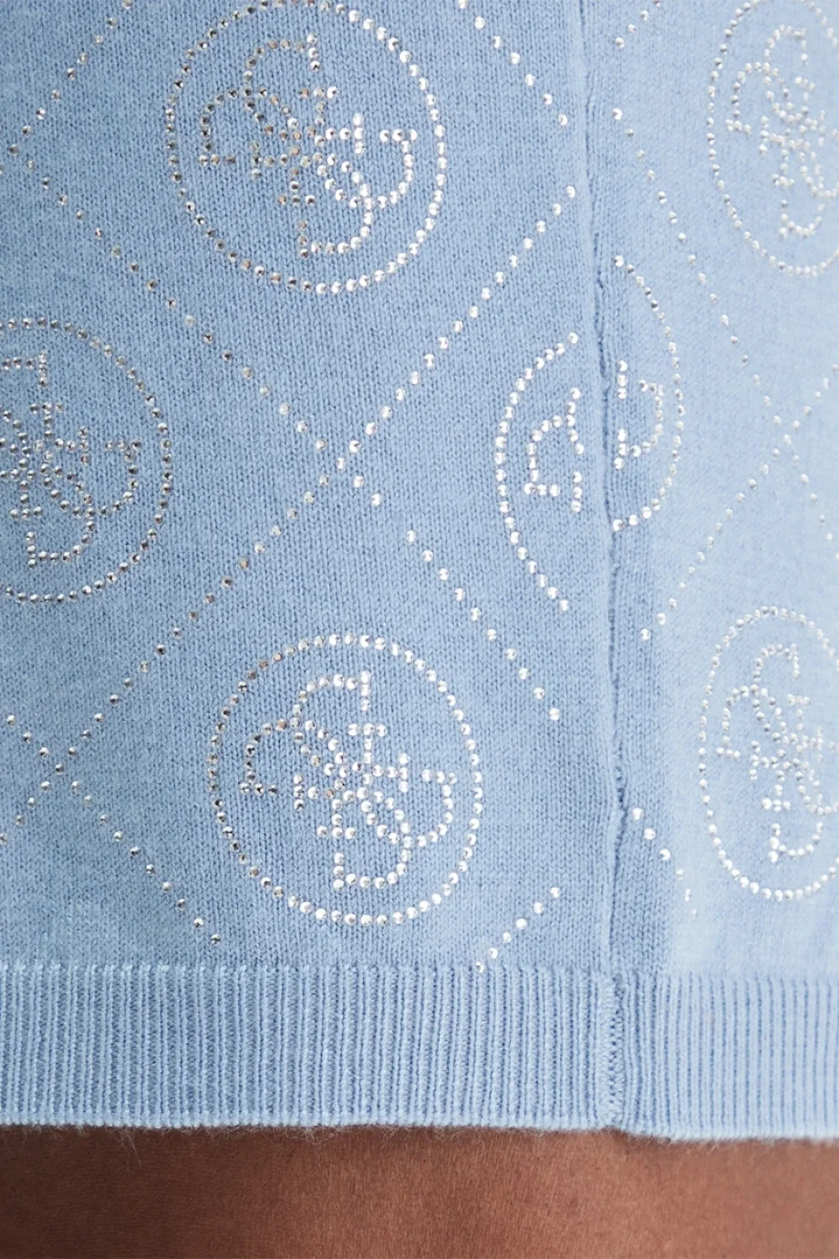 Guess Taş İşlemeli 4G Triko Kadın Mavi Etek W6RD0OZ3JD2-G7FI