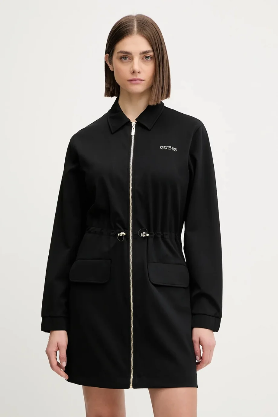 Guess Carla Kadın Siyah Aktif Elbise V5YK04KCX42-JBLK