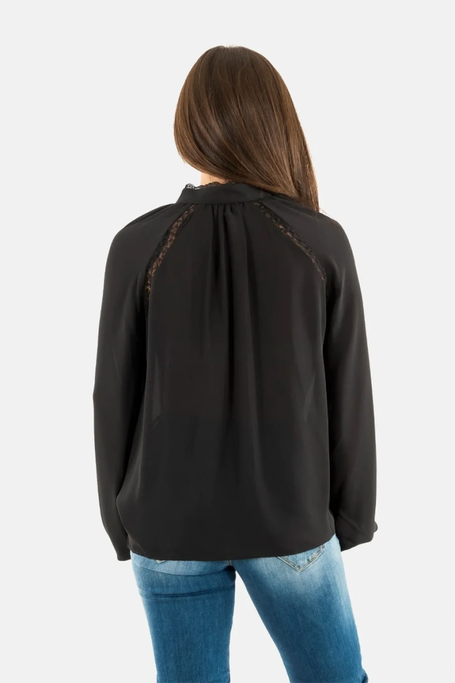Guess Josette Kadın Siyah Bluz W5BH74WGLA2-JBLK