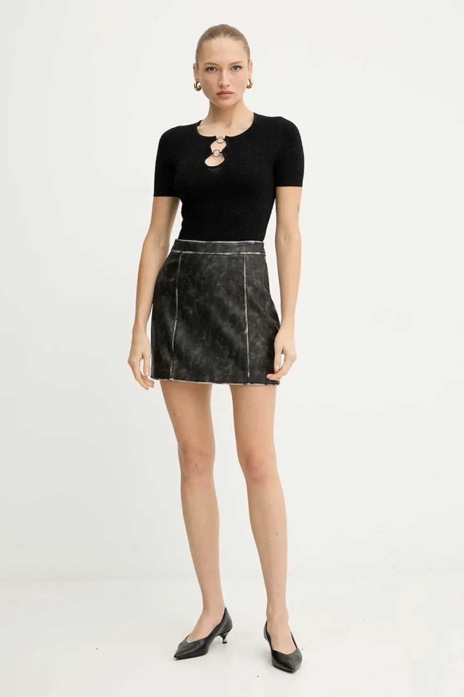 Guess Helena Kadın Siyah Triko W5YR16Z3OV0-JBLK