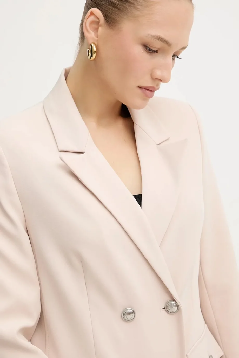 Guess Fiona Kadın Ekru Blazer W5YN20WH9Y2-G9M1