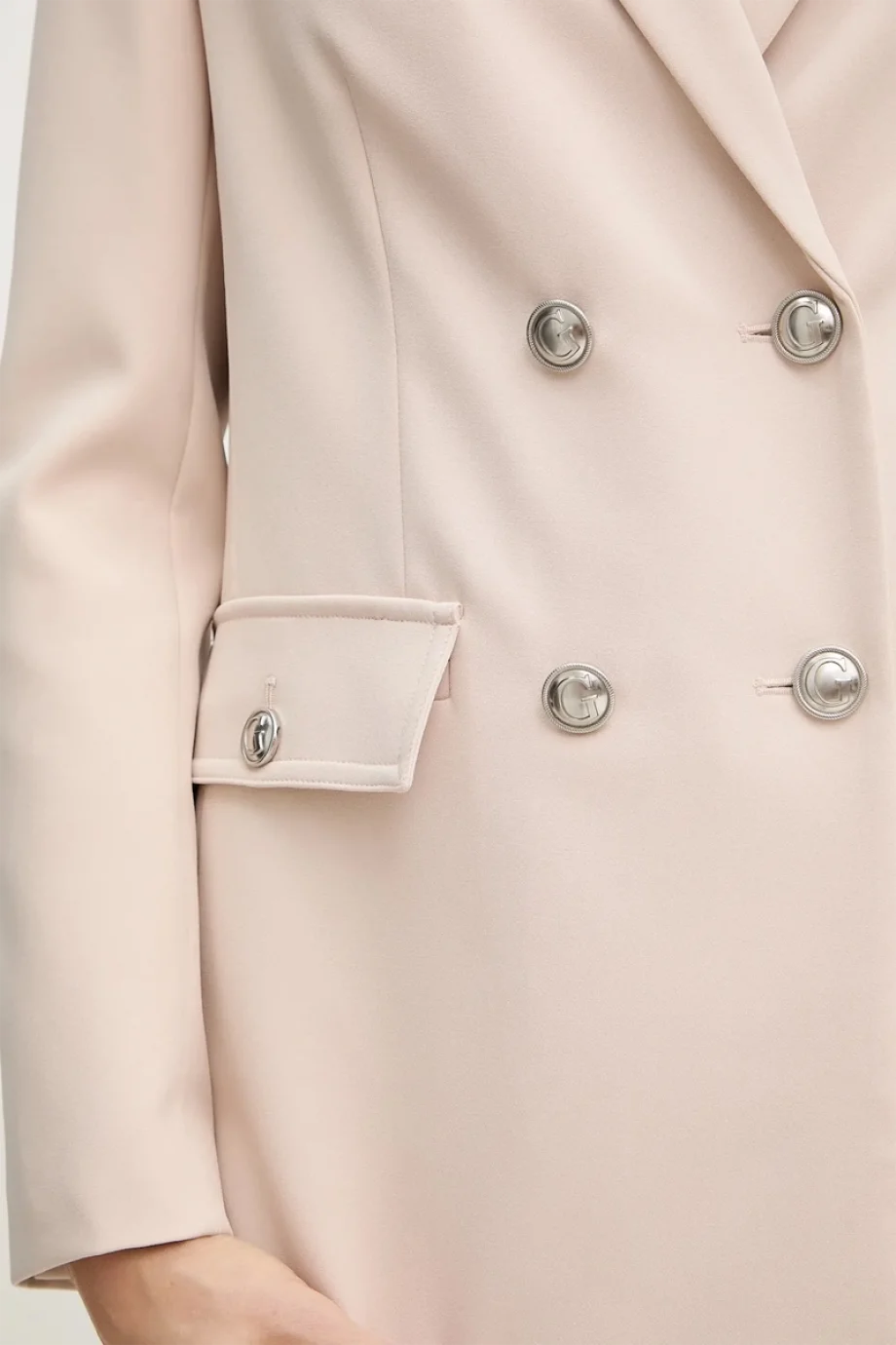 Guess Fiona Kadın Ekru Blazer W5YN20WH9Y2-G9M1