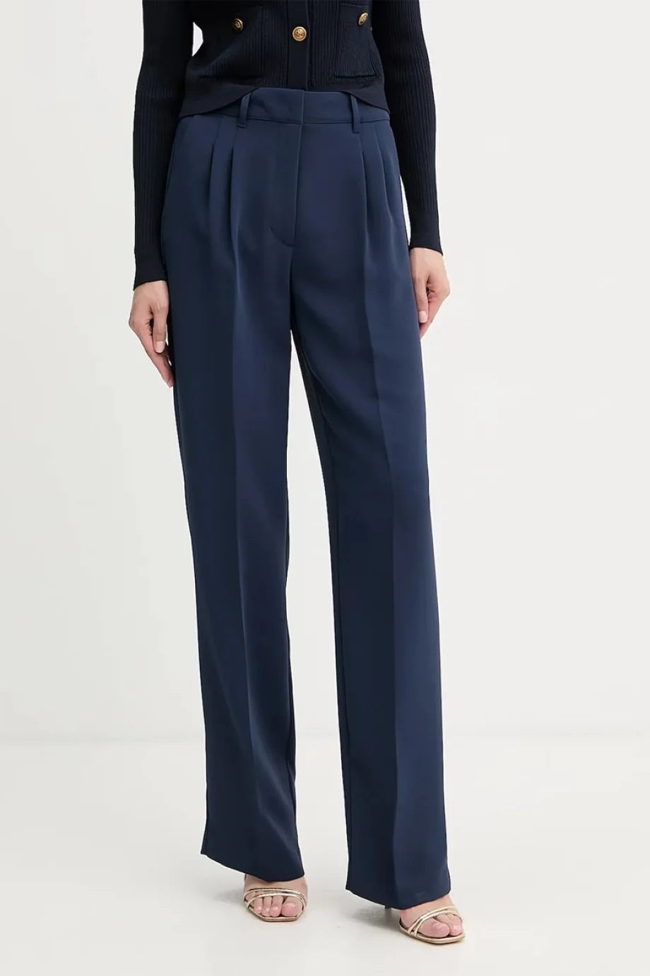 Guess Theoline Kadın Lacivert Regular Fit Pantolon W5YB08WGHC2-G7P1