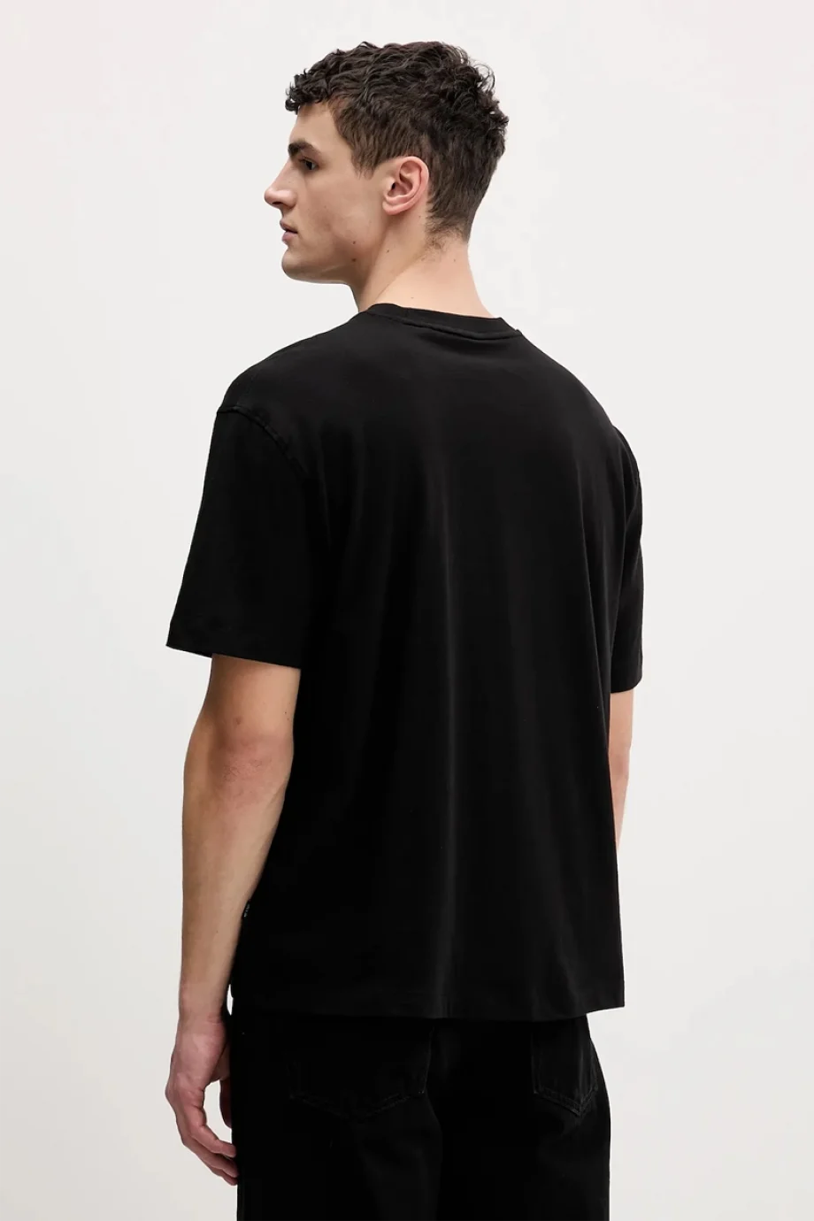 Guess GJ Kısa Kollu Büyük Beden Baker Logolu Erkek Siyah T-shirt M6RI45K8HM0-JBLK