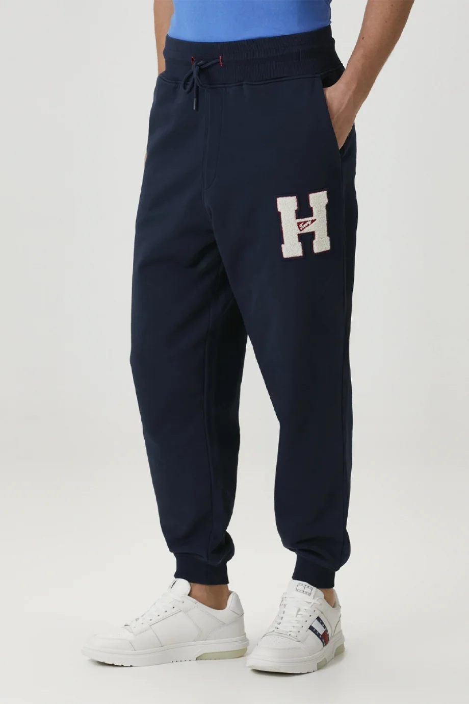 Tommy Hilfiger TJM TOWEL PATCH TERRY PANT Erkek lacivert Eşofman Altı DM0DM21277DYY