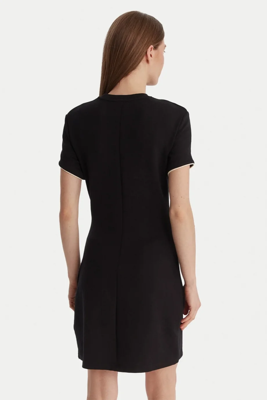 Guess Clara Kısa Kollu Kısa Kadın Siyah Elbise V6GK07K3002-JBLK