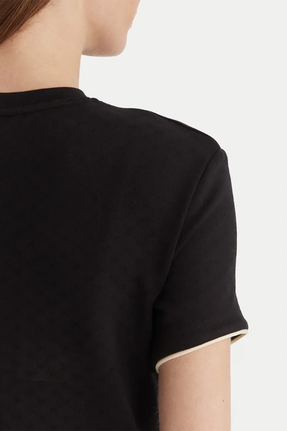 Guess Clara Kısa Kollu Kısa Kadın Siyah Elbise V6GK07K3002-JBLK