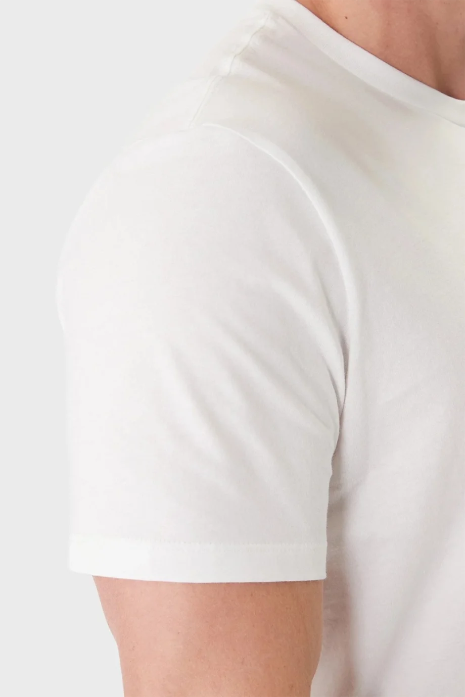 Calvin Klein Kısa Kollu 30S Mikro Monologo Grafikli Erkek Beyaz T-Shirt LV04RB866G-YAA