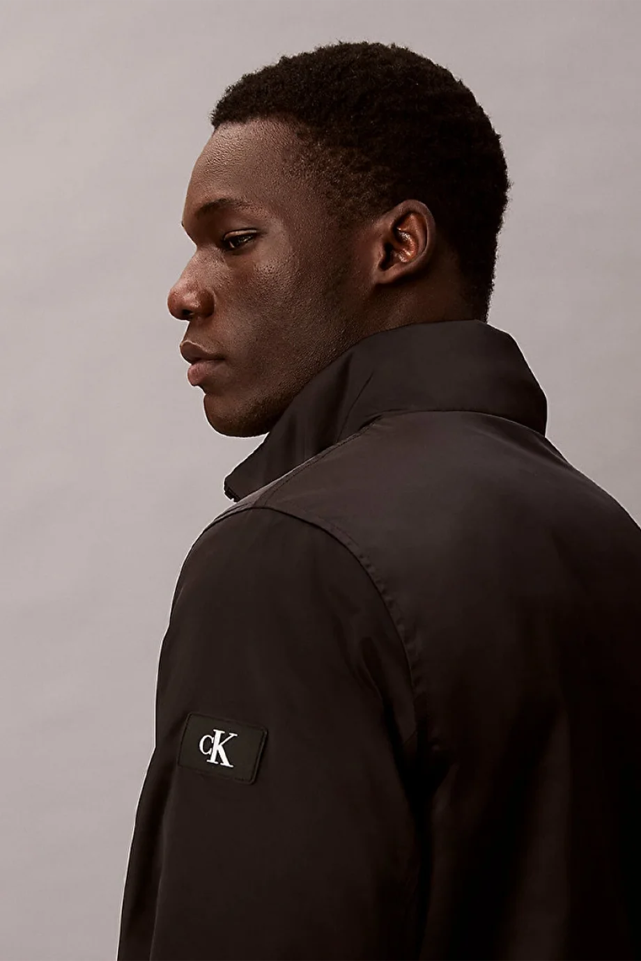 Calvin Klein Uzun Kollu Dolgulu Harrington Erkek Siyah Ceket LV04RC516G-UB1