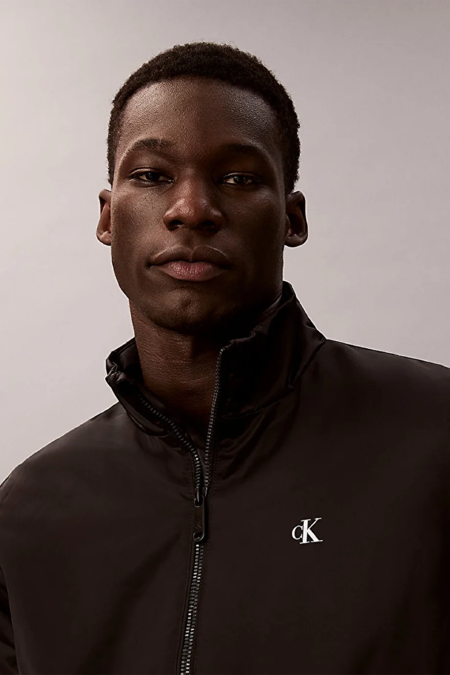 Calvin Klein Uzun Kollu Dolgulu Harrington Erkek Siyah Ceket LV04RC516G-UB1