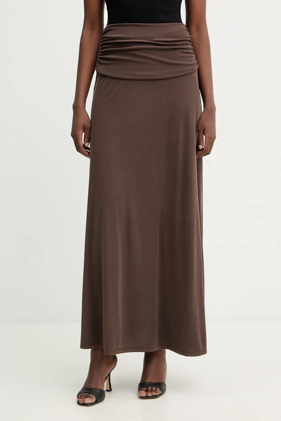 Guess Uzun Milena Taşlı Kadın Kahverengi Etek W6RD58KAQL2-G1EA