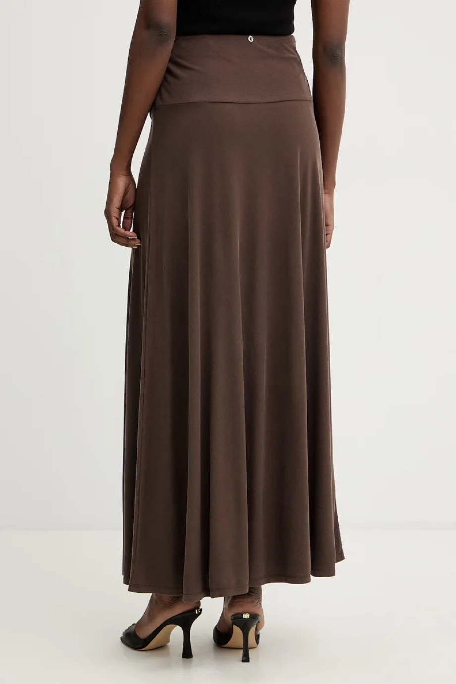 Guess Uzun Milena Taşlı Kadın Kahverengi Etek W6RD58KAQL2-G1EA