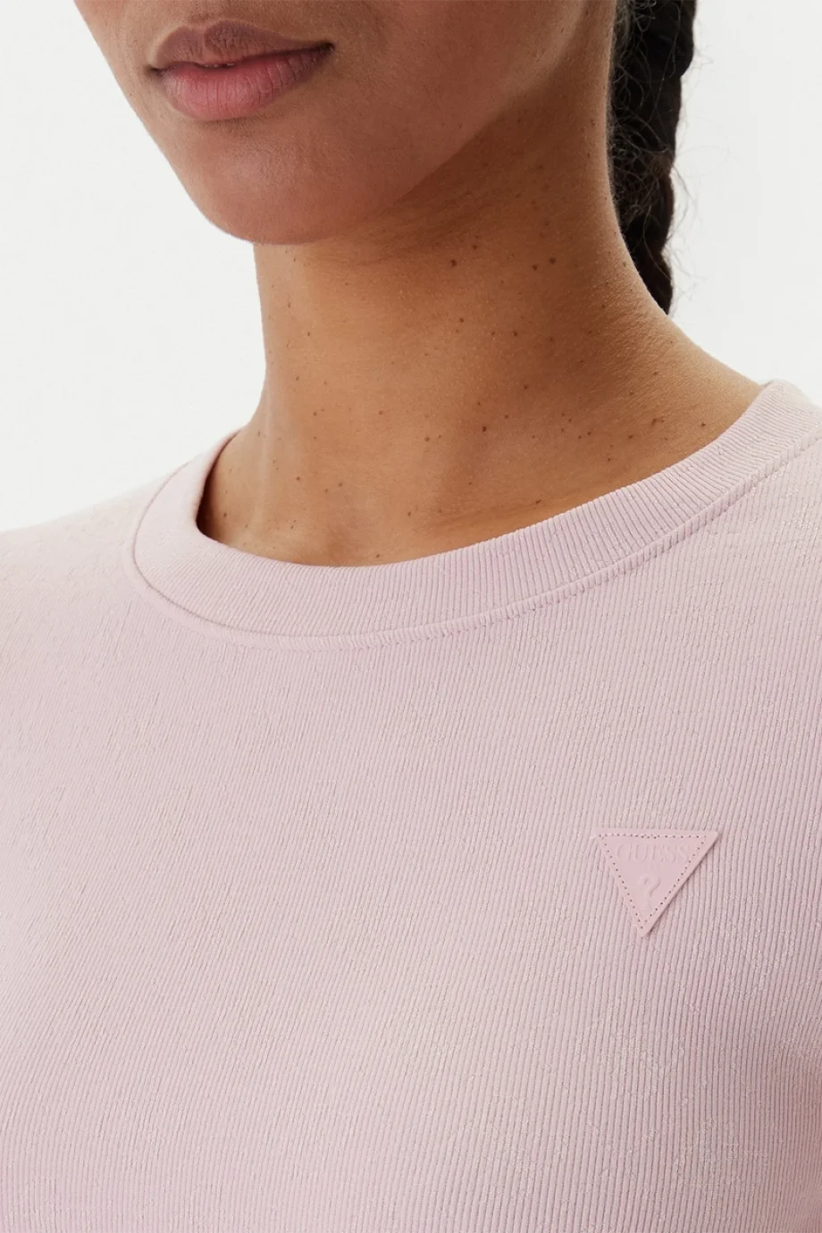 Guess Pepi 4G Dikişsiz Kısa Kollu Kadın Pembe Top V6RP02Z4692-F6ZY