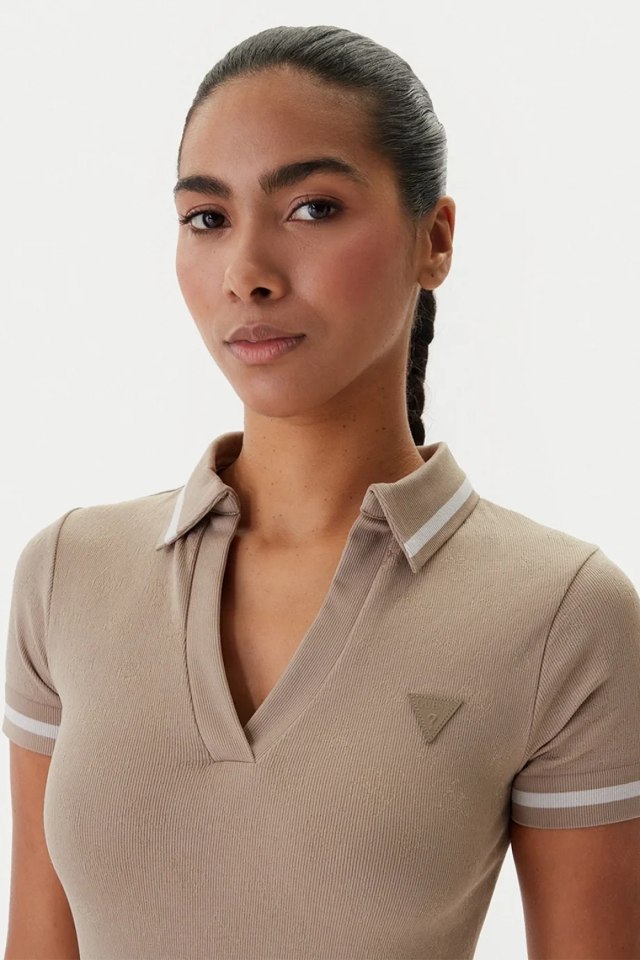 Guess Pepi 4G Dikişsiz Kadın Bej Elbise V6RK02Z4692-FNL8