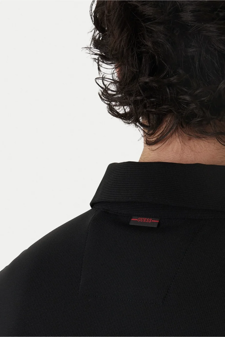 Guess Kısa Kollu Yeni Teknik Esnek Polo Yakalı Erkek Siyah Polo T-shirt M6RP02KD202-JBLK