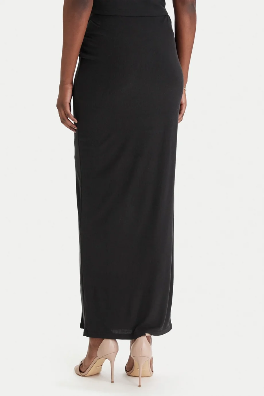 Guess Brigitte Midi Kadın Siyah Etek W6GD15K2936-JBLK