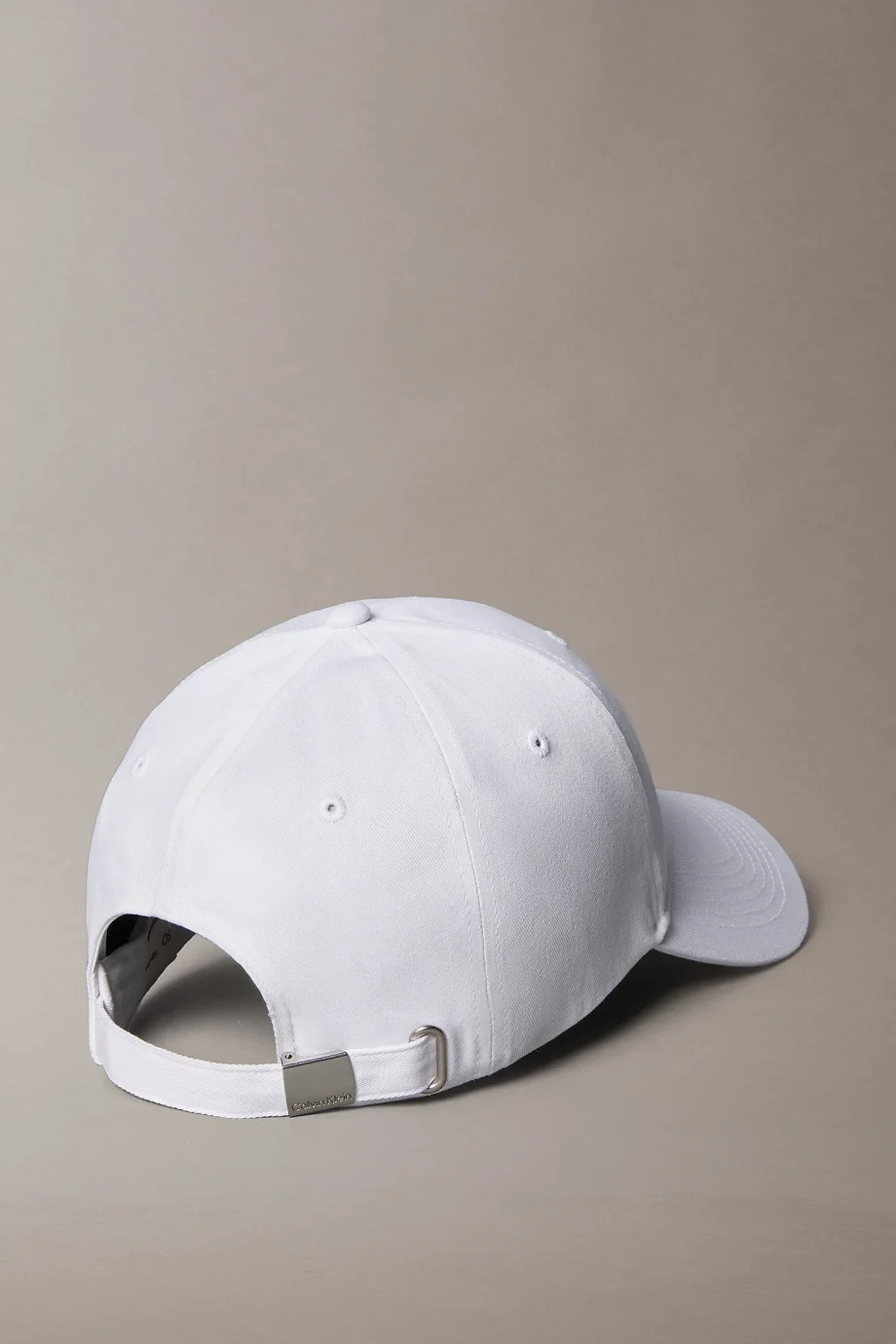 Calvin Klein Monologo Dokuma Yamalı Beyzbol Erkek Beyaz Şapka LV04D5077G-YAF