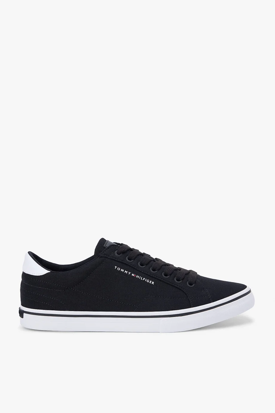 Tommy Hilfiger Vulc Core Uzun Bağcıklı Erkek Siyah Sneaker FM0FM05688BDS