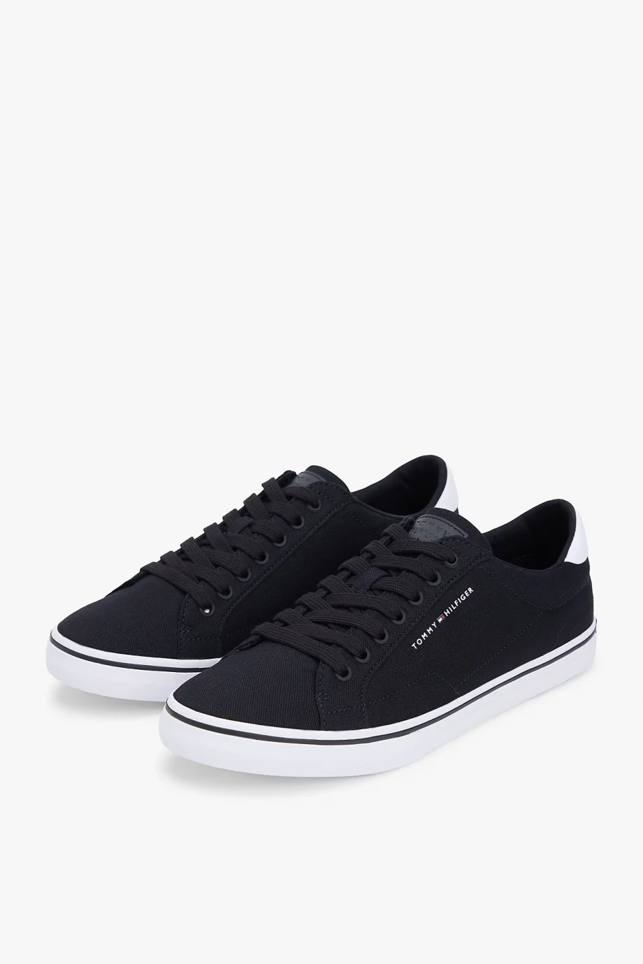 Tommy Hilfiger Vulc Core Uzun Bağcıklı Erkek Siyah Sneaker FM0FM05688BDS