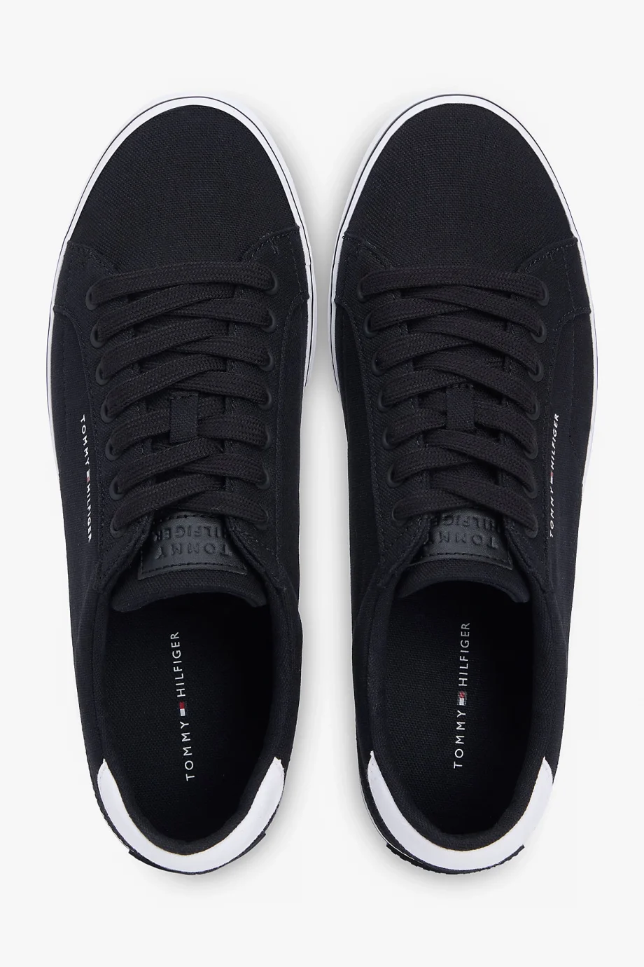 Tommy Hilfiger Vulc Core Uzun Bağcıklı Erkek Siyah Sneaker FM0FM05688BDS