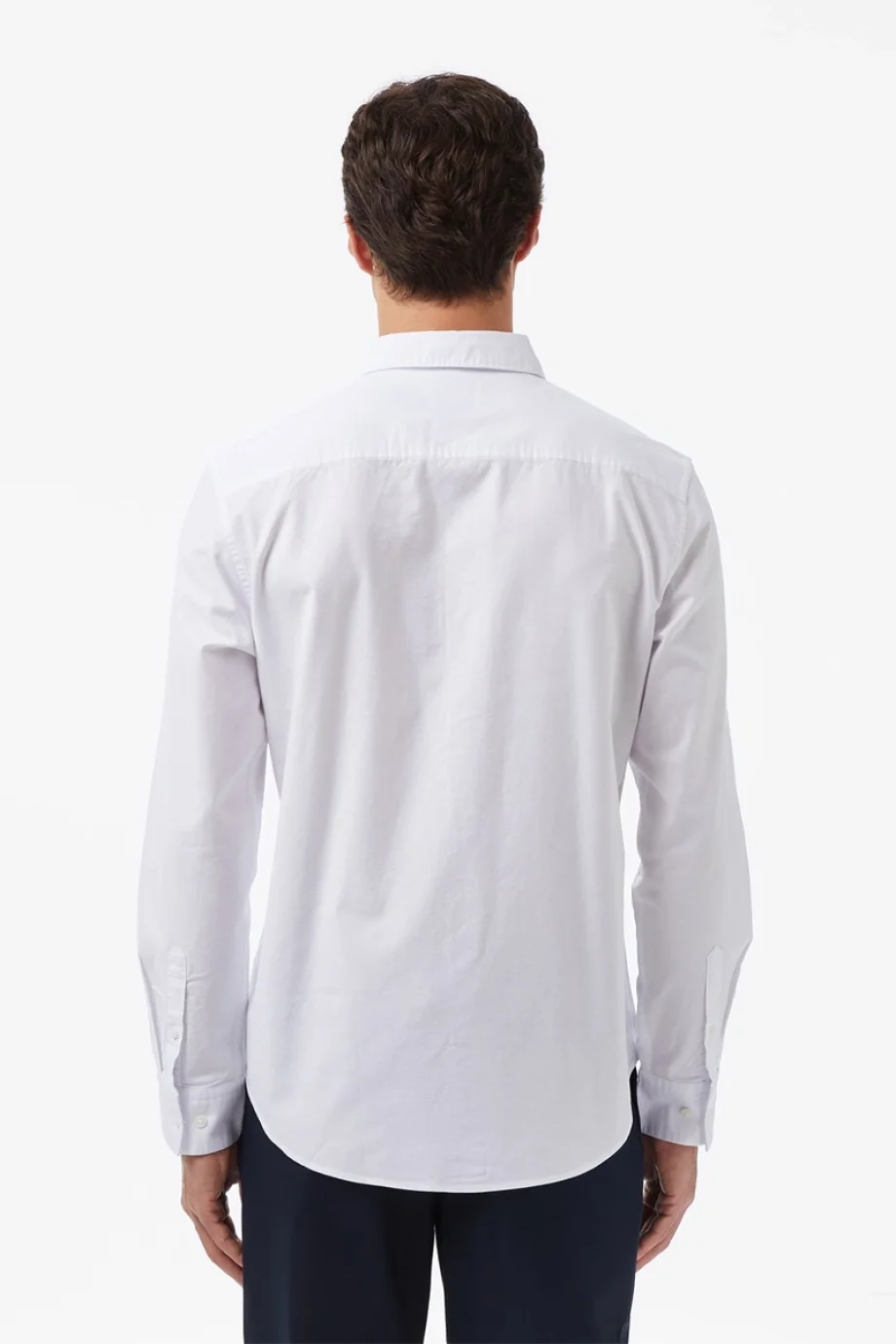 Calvin Klein Erkek Uzun Kollu Klasik Düz Oxford Beyaz Gömlek LV140EM125-YAA