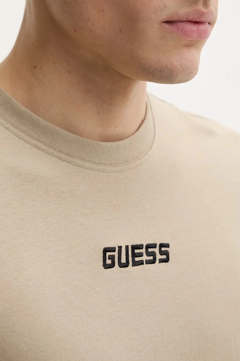 Guess Cochise Bisiklet Yaka Kısa Kollu Erkek Gri T-shirt Z6RI00I3Z14-G9I0