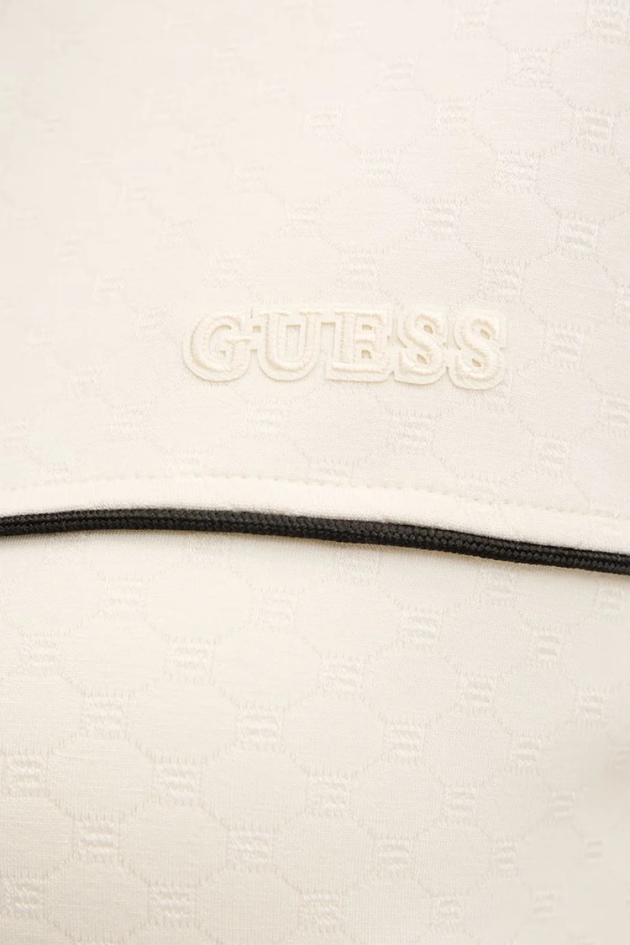 Guess Clara Tam Fermuarlı Kadın Beyaz Sweatshirt V6GQ09K3001-G047