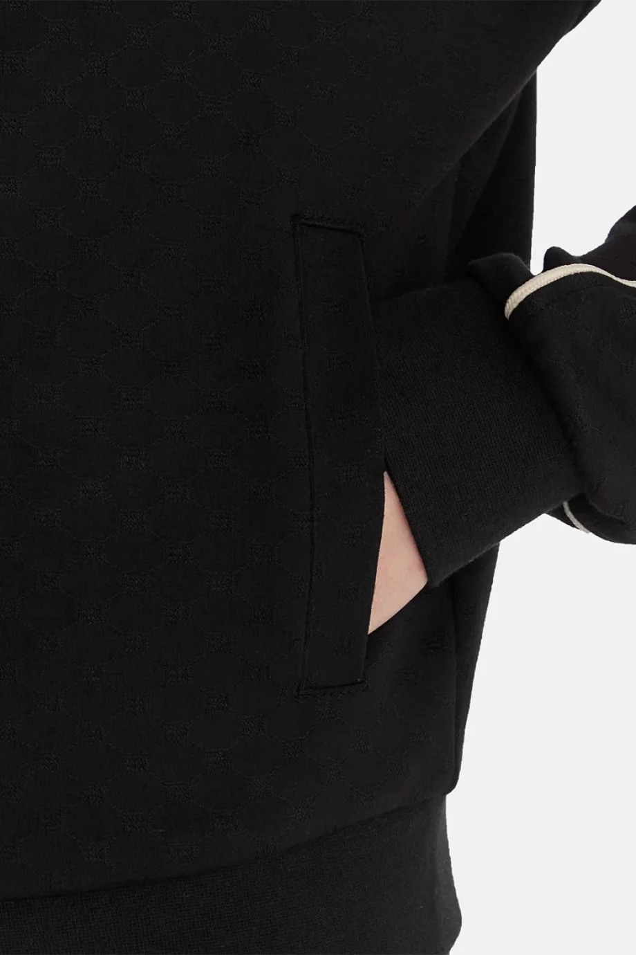 Guess Clara Tam Fermuarlı Kadın Siyah Sweatshirt V6GQ09K3001-JBLK