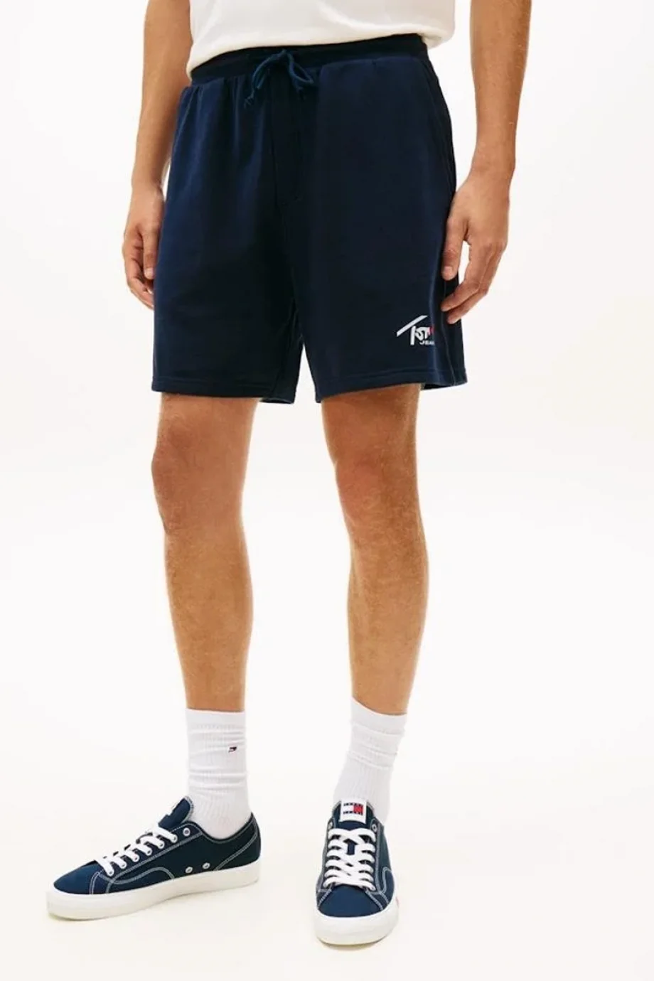 Tommy Hilfiger TJM Signature Erkek Mavi Plaj Şort DM0DM23017C1G