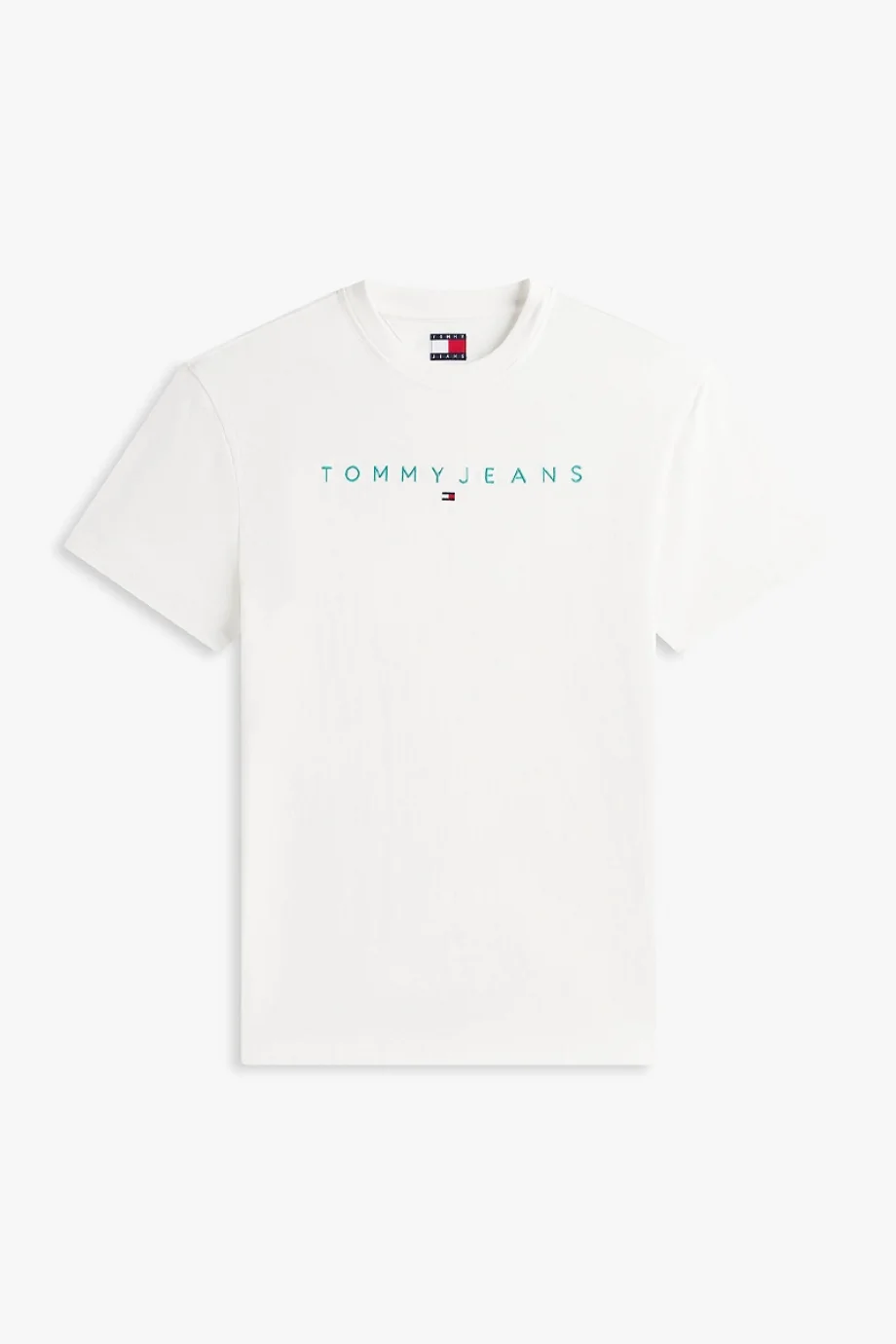 Tommy Hilfiger TJM Normal Kesim Lineer Logolu Erkek Yeşil T-shirt DM0DM20744L5Y