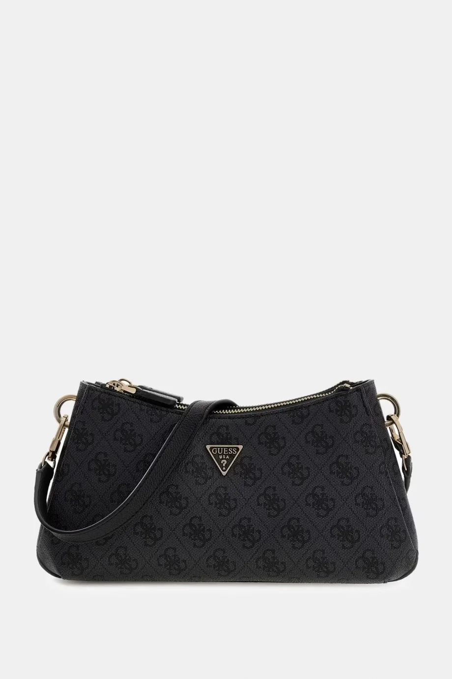 Guess Noelle II 3 Bölmeli Omuz ve Çapraz Askılı Kadın Antrasit Çapraz Çanta HWBG9672730-CLO