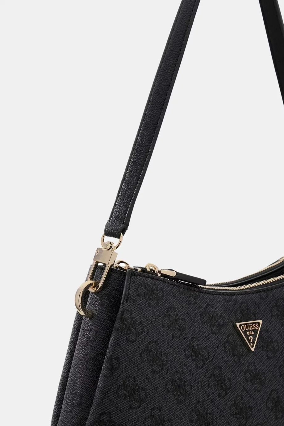 Guess Noelle II 3 Bölmeli Omuz ve Çapraz Askılı Kadın Antrasit Çapraz Çanta HWBG9672730-CLO