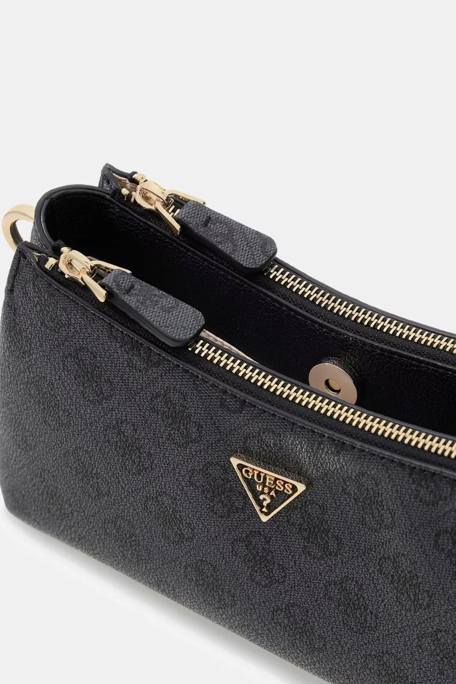 Guess Noelle II 3 Bölmeli Omuz ve Çapraz Askılı Kadın Antrasit Çapraz Çanta HWBG9672730-CLO