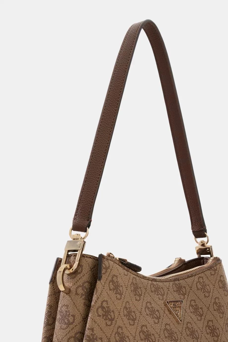 Guess Noelle II 3 Bölmeli Omuz ve Çapraz Askılı Kadın Kahverengi Çapraz Çanta HWBG9672730-LGW