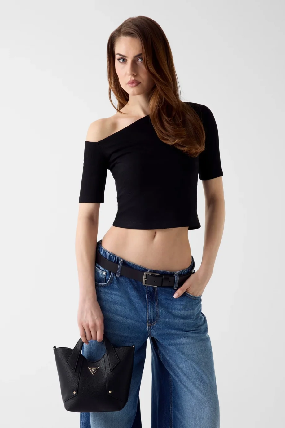 Guess Darcy Mini Kadın Siyah El Çantası HWBG9914750-BLA