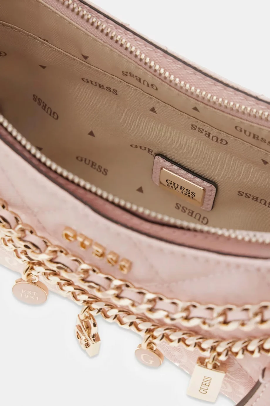 Guess Libby Omuz Kadın Pembe Omuz Çantası HWGG9912180-LTR