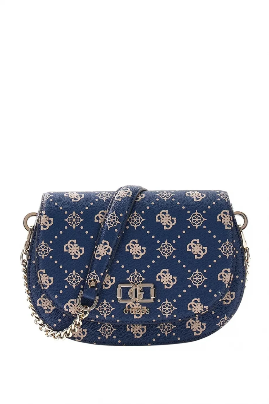 Guess Emelie Logolu Kapaklı Omuz Kadın Lacivert Omuz Çantası HWGP9928200-NLO