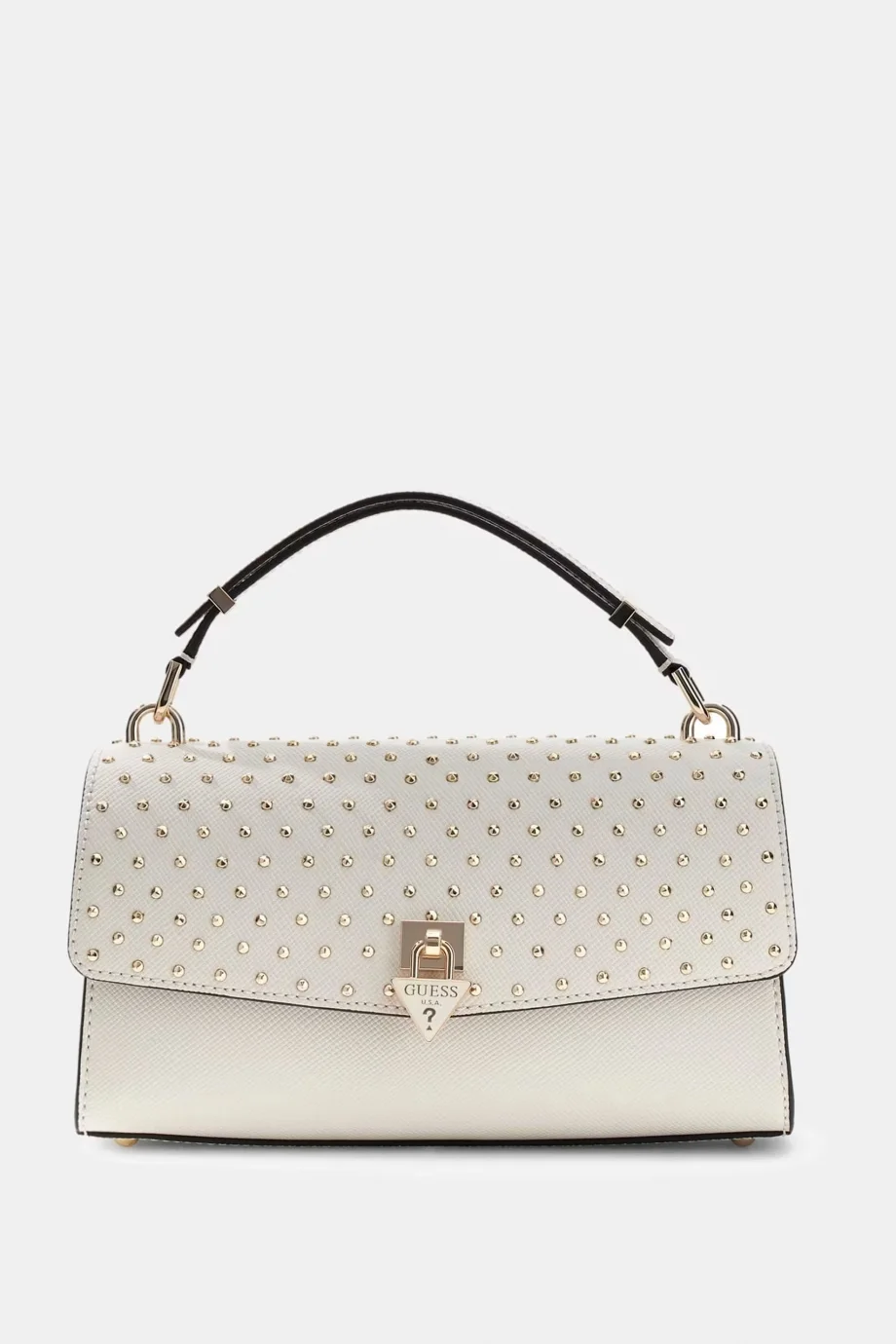 Guess Patsie Elde Taşıma Kapaklı Kadın Beyaz Omuz Çantası HWZE9919200-OFF