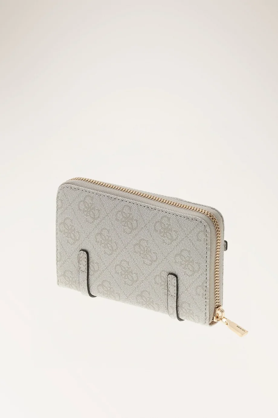 Guess Leona Logolu Orta Boy Fermuarlı Kadın Krem Cüzdan SWSG9917140-BNN