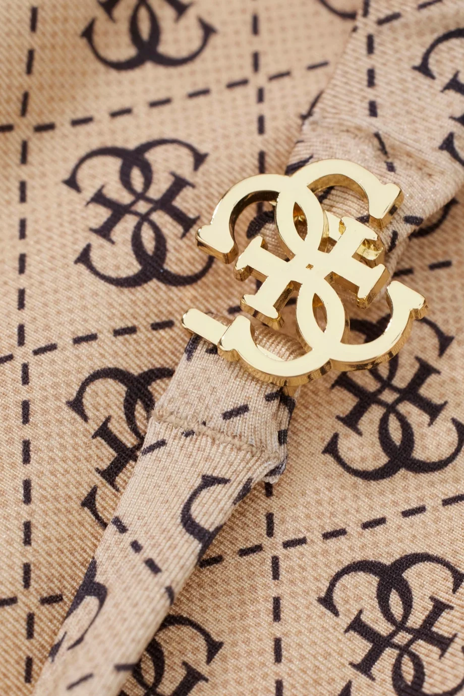 Guess 4G Tek Parça Kadın Bej Mayo E6GJ47KCBJ0-P1LT