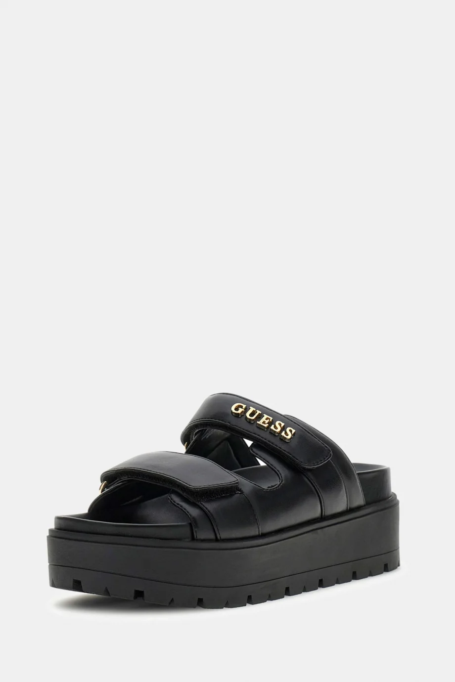 Guess Faxon Kadın Siyah Sandalet FLJFAXELE03-BLACK