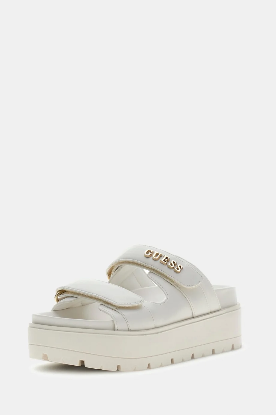 Guess Faxon Kadın Beyaz Sandalet FLJFAXELE03-CREAM