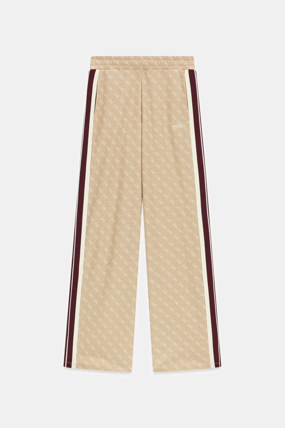 Guess 4G Jakarlı Düz Paça Kadın Bej Eşofman Altı V6GB04K2955-FMC3