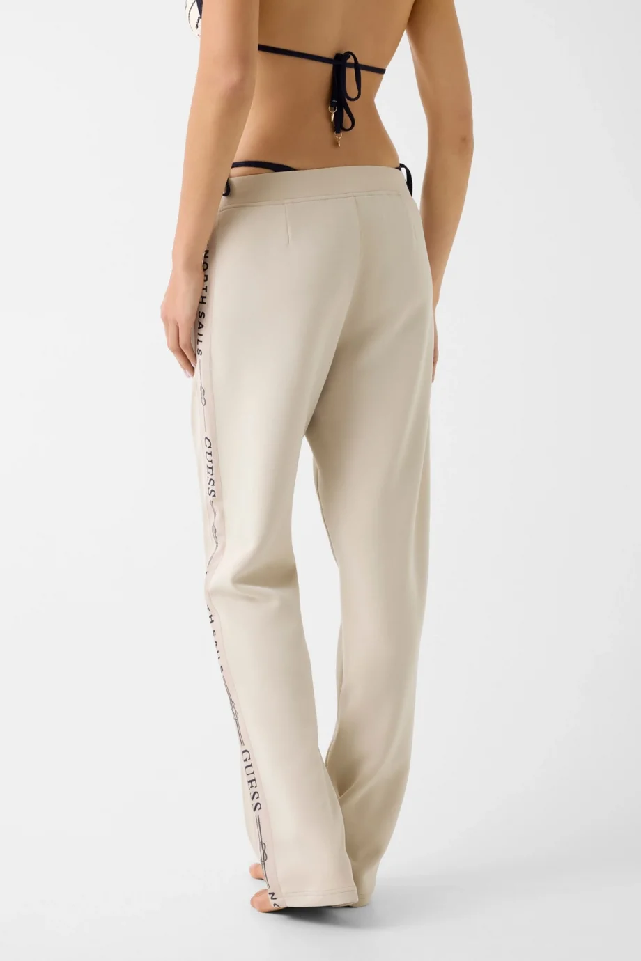 Guess GuessxNS Kadın Krem Pantolon W6GB29K3282-A115